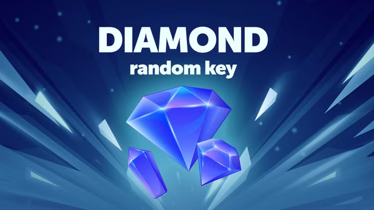 کلید تصادفی ویژه diamond برای استیم