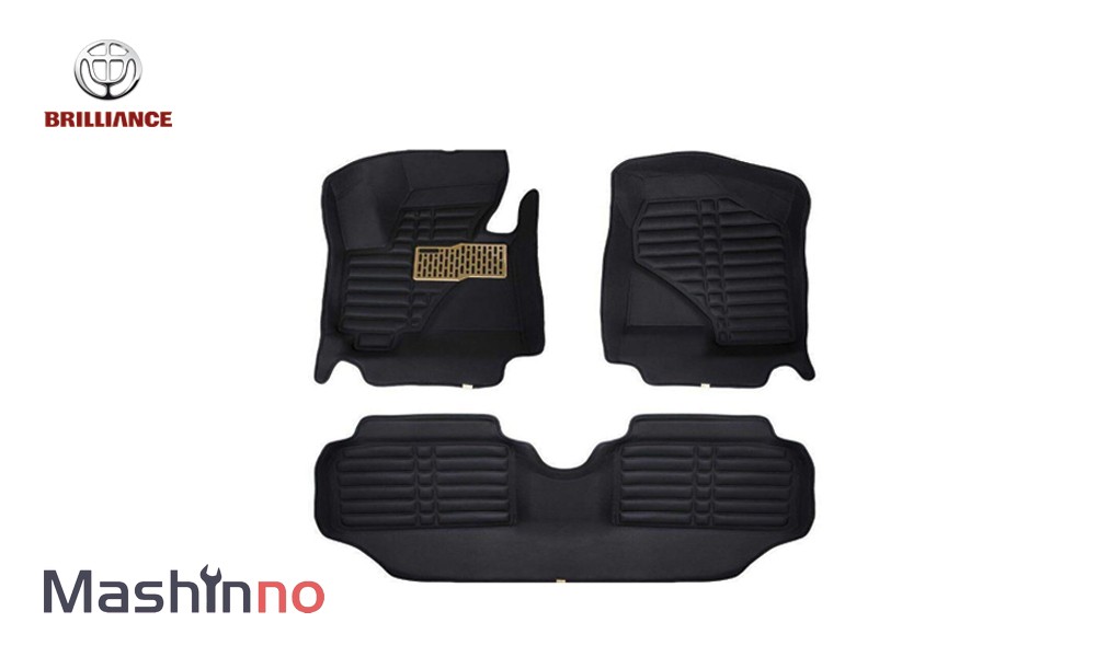 کفپوش سه بعدی رنگ مشکی برلیانس H220 | ماشین نو